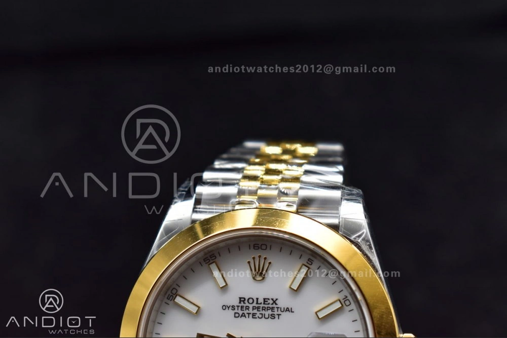DateJust 41 126331 VSF 1:1 Best Edition 904L Steel Yellow Gold Dial On SS YG Jubilee Bracelet VS3235