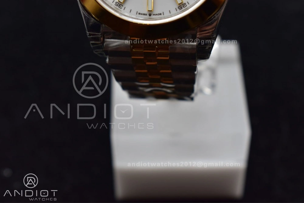 DateJust 41 126331 VSF 1:1 Best Edition 904L Steel Yellow Gold Dial On SS YG Jubilee Bracelet VS3235