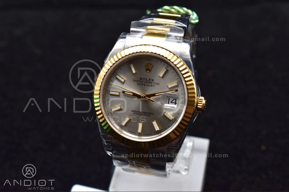 DateJust 41 126333 904L SS YG VSF 1:1 Best Edition Silver Dial on Oyster Bracelet VS3235