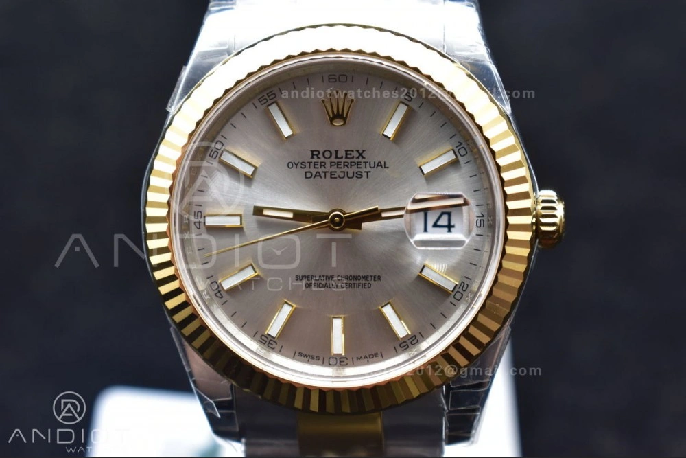 DateJust 41 126333 904L SS YG VSF 1:1 Best Edition Silver Dial on Oyster Bracelet VS3235