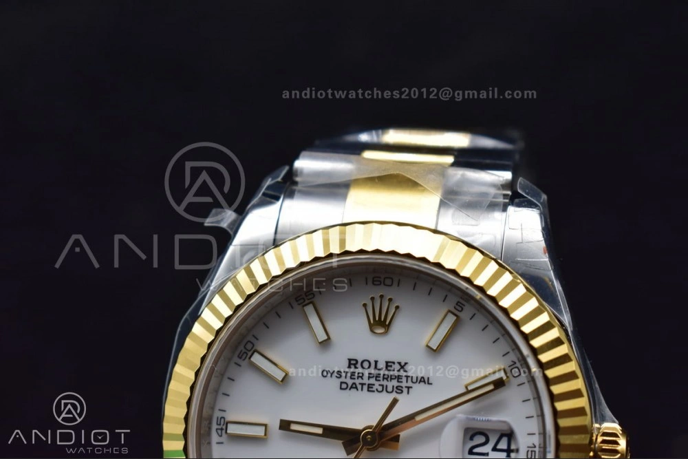 DateJust 41 126333 904L SS YG VSF 1:1 Best Edition White Dial on Oyster Bracelet VS3235