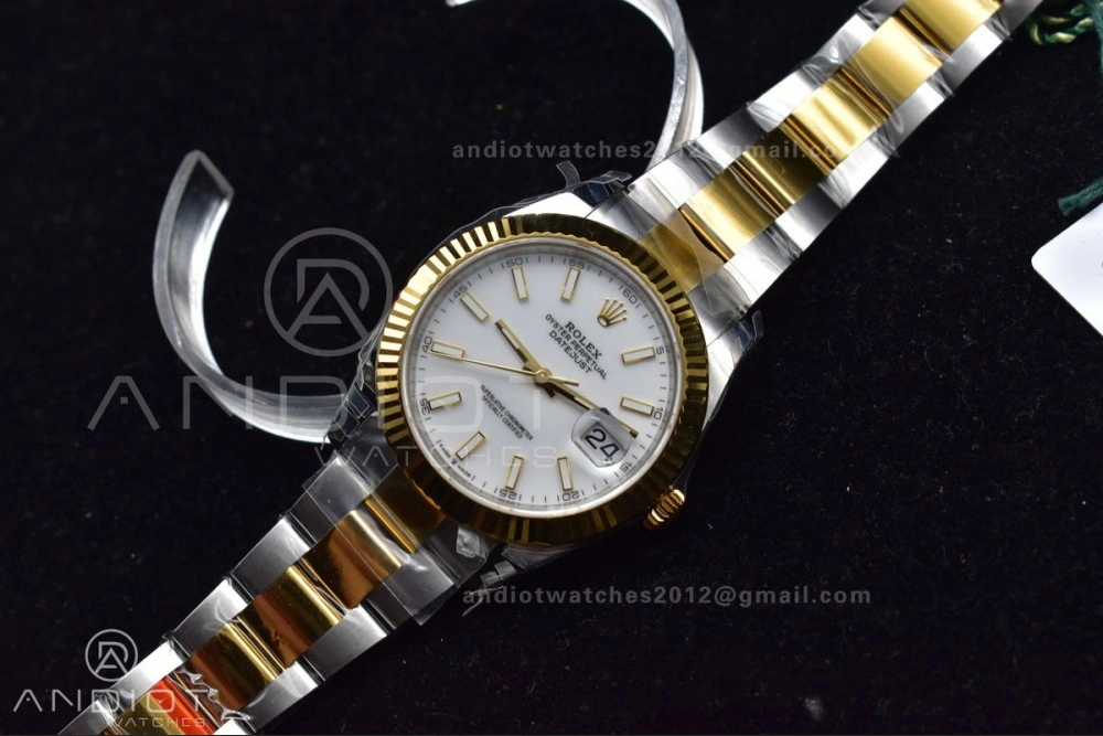 DateJust 41 126333 904L SS YG VSF 1:1 Best Edition White Dial on Oyster Bracelet VS3235