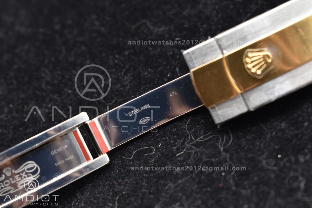 DateJust 41 126333 Clean 1:1 Best Edition 904L Steel Black Stick Dial on SS YG Jubilee Bracelet VR3235