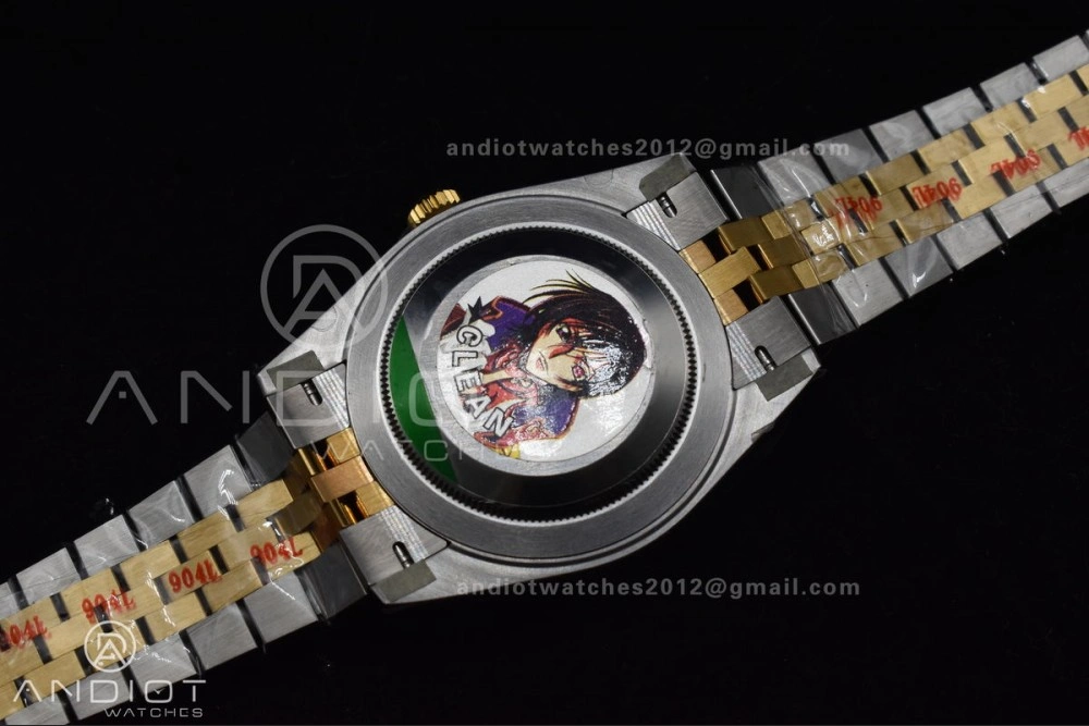 DateJust 41 126333 Clean 1:1 Best Edition 904L Steel Black Stick Dial on SS YG Jubilee Bracelet VR3235