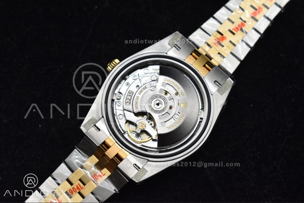 DateJust 41 126333 Clean 1:1 Best Edition 904L Steel Black Stick Dial on SS YG Jubilee Bracelet VR3235