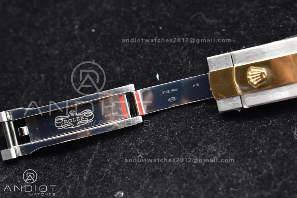 DateJust 41 126333 Clean 1:1 Best Edition 904L Steel Black Stick Dial on SS YG Oyster Bracelet VR3235