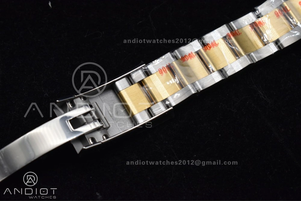 DateJust 41 126333 Clean 1:1 Best Edition 904L Steel Black Stick Dial on SS YG Oyster Bracelet VR3235