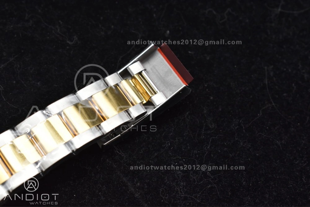 DateJust 41 126333 Clean 1:1 Best Edition 904L Steel Black Stick Dial on SS YG Oyster Bracelet VR3235