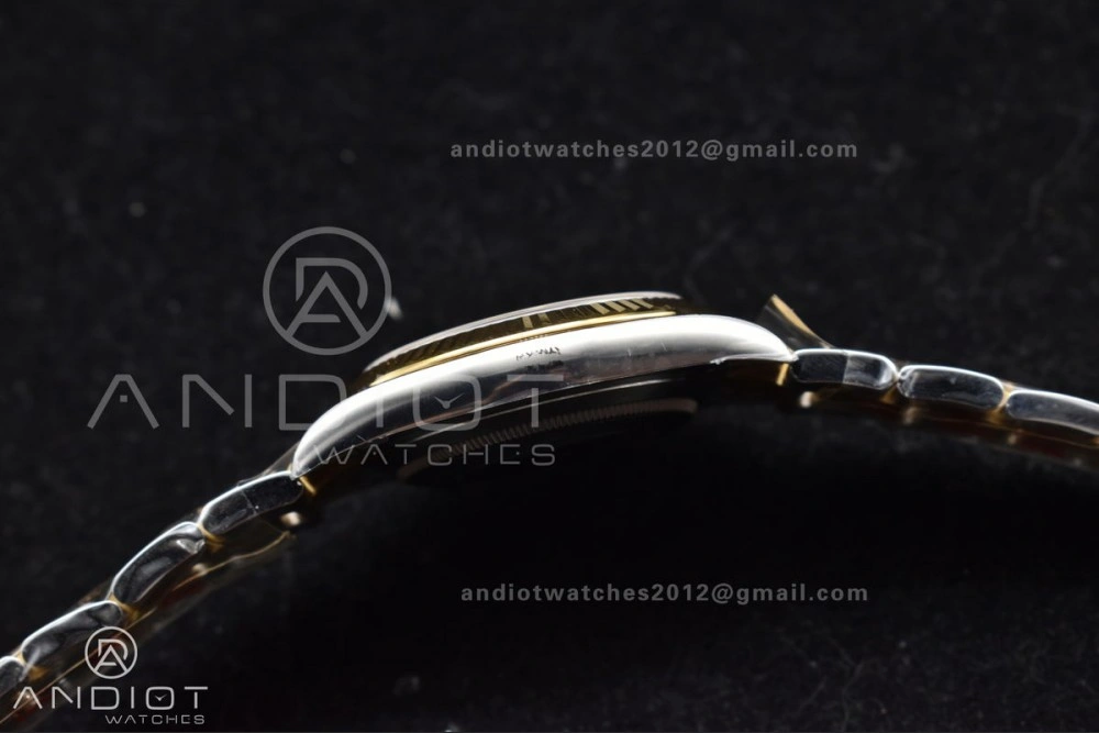 DateJust 41 126333 Clean 1:1 Best Edition 904L Steel Black Stick Dial on SS YG Oyster Bracelet VR3235