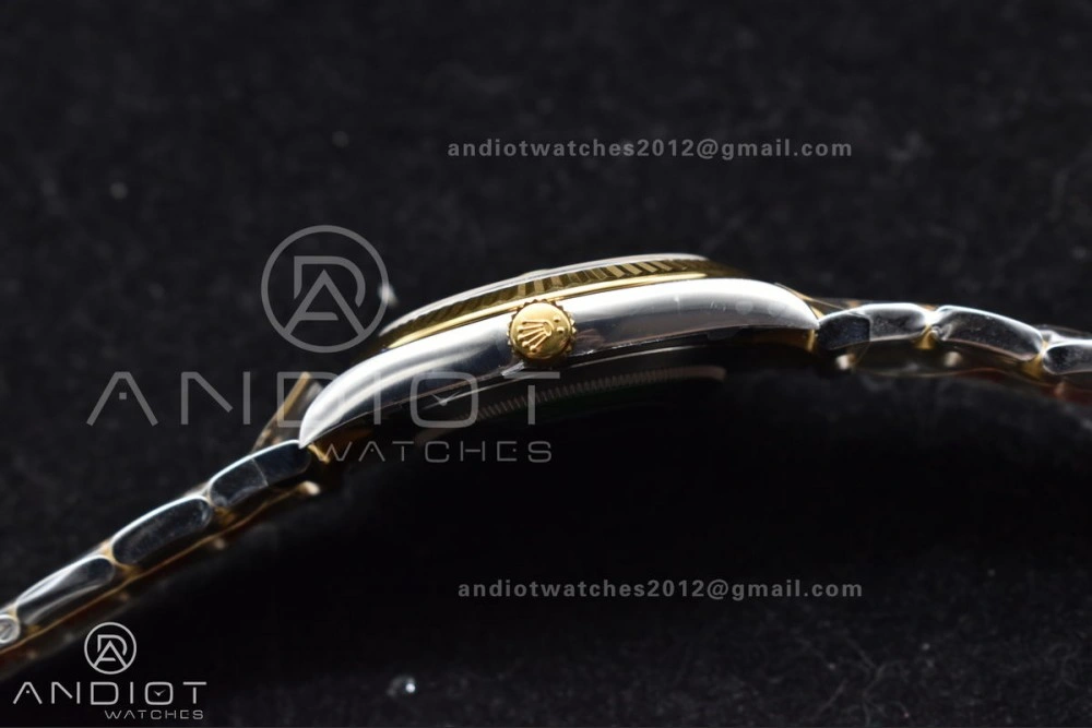 DateJust 41 126333 Clean 1:1 Best Edition 904L Steel Black Stick Dial on SS YG Oyster Bracelet VR3235