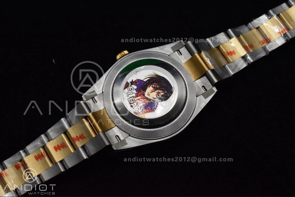 DateJust 41 126333 Clean 1:1 Best Edition 904L Steel Black Stick Dial on SS YG Oyster Bracelet VR3235