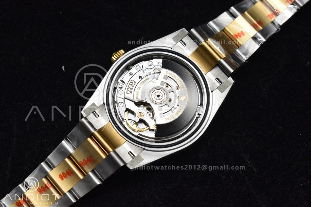 DateJust 41 126333 Clean 1:1 Best Edition 904L Steel Black Stick Dial on SS YG Oyster Bracelet VR3235