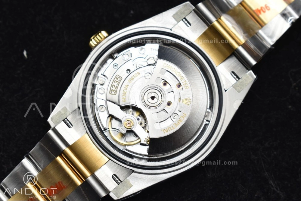 DateJust 41 126333 Clean 1:1 Best Edition 904L Steel Black Stick Dial on SS YG Oyster Bracelet VR3235