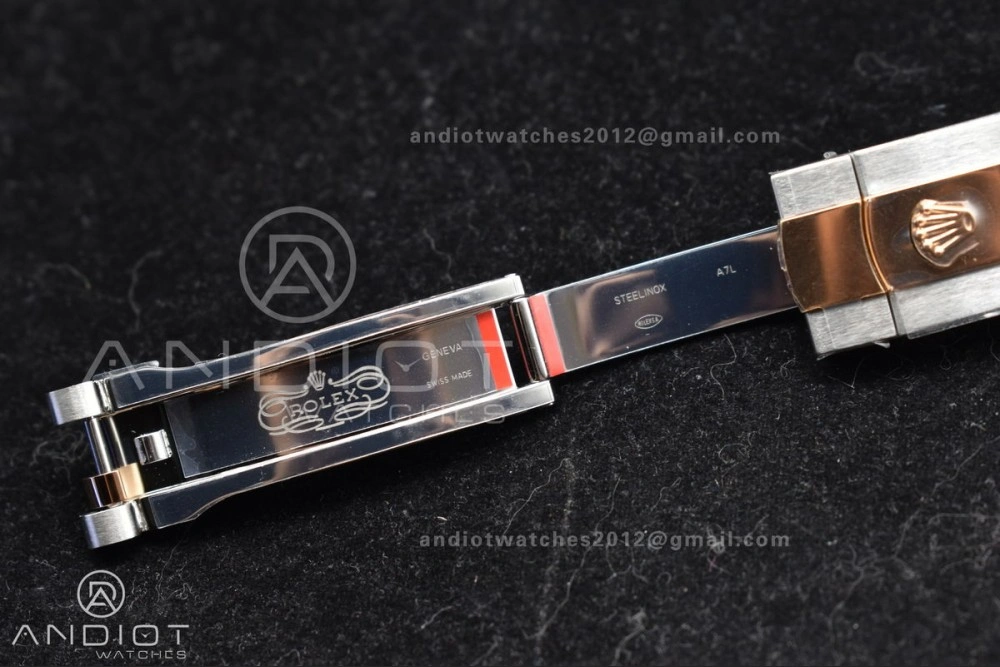 DateJust 41 126333 Clean 1:1 Best Edition 904L Steel Brown Stick Dial on SS RG Jubilee Bracelet VR3235