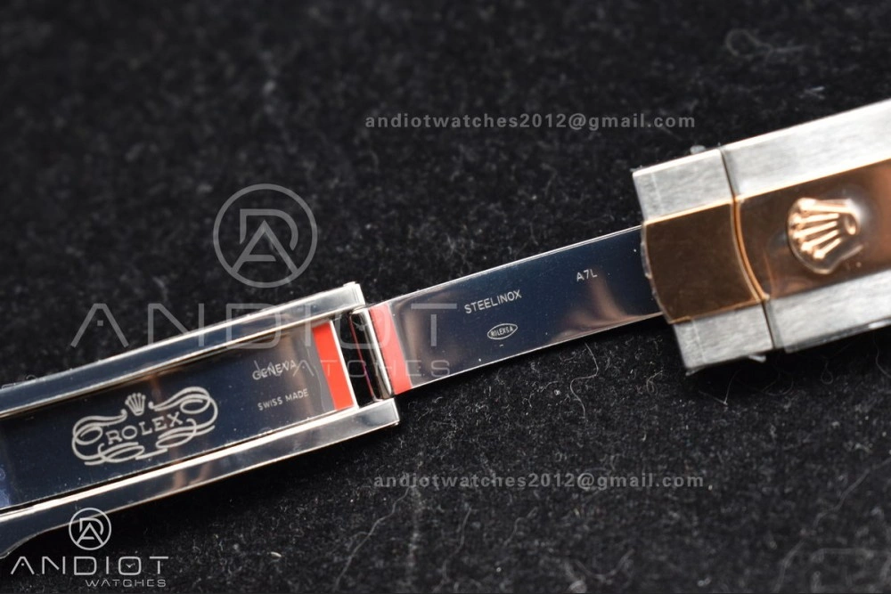 DateJust 41 126333 Clean 1:1 Best Edition 904L Steel Brown Stick Dial on SS RG Jubilee Bracelet VR3235