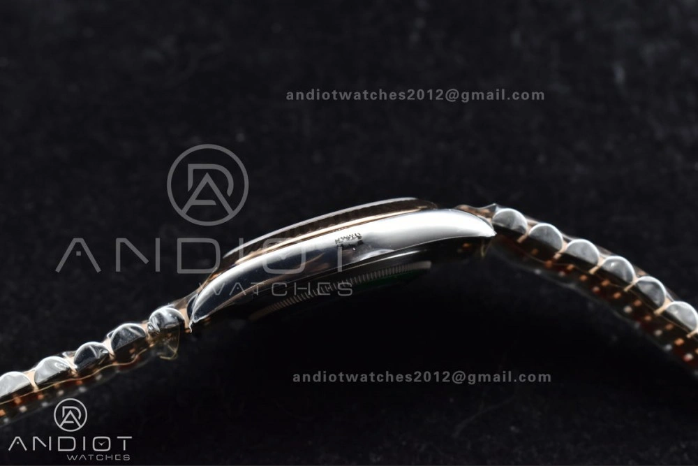 DateJust 41 126333 Clean 1:1 Best Edition 904L Steel Brown Stick Dial on SS RG Jubilee Bracelet VR3235