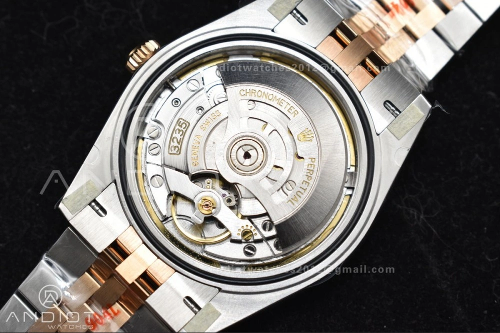 DateJust 41 126333 Clean 1:1 Best Edition 904L Steel Brown Stick Dial on SS RG Jubilee Bracelet VR3235