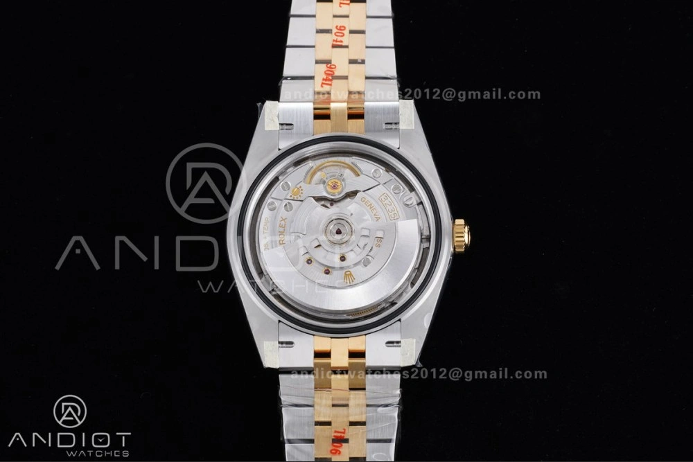 DateJust 41 126333 Clean 1:1 Best Edition 904L Steel Gray Dial Green Roman Marker on SS YG Jubilee Bracelet SH3235 (72 Hours Power Reserve)