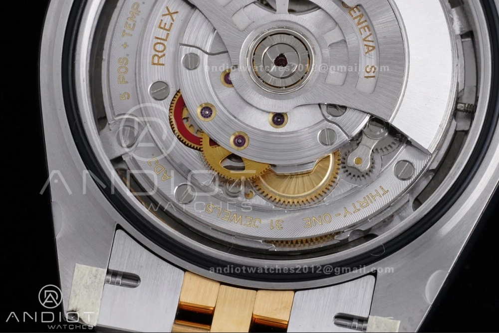 DateJust 41 126333 Clean 1:1 Best Edition 904L Steel Gray Dial Green Roman Marker on SS YG Jubilee Bracelet SH3235 (72 Hours Power Reserve)