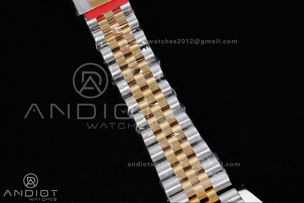 DateJust 41 126333 Clean 1:1 Best Edition 904L Steel Gray Dial Green Roman Marker on SS YG Jubilee Bracelet SH3235 (72 Hours Power Reserve)