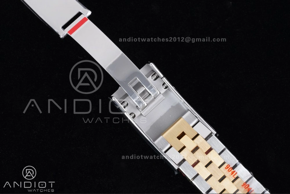 DateJust 41 126333 Clean 1:1 Best Edition 904L Steel Gray Dial Green Roman Marker on SS YG Jubilee Bracelet SH3235 (72 Hours Power Reserve)