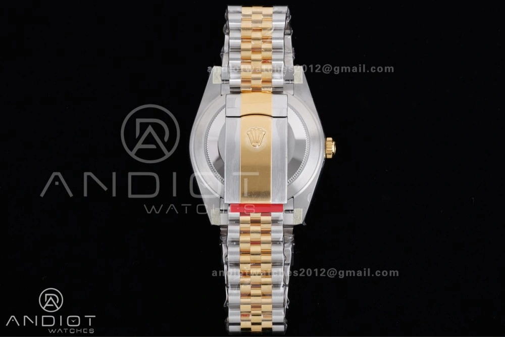 DateJust 41 126333 Clean 1:1 Best Edition 904L Steel Gray Dial Green Roman Marker on SS YG Jubilee Bracelet SH3235 (72 Hours Power Reserve)