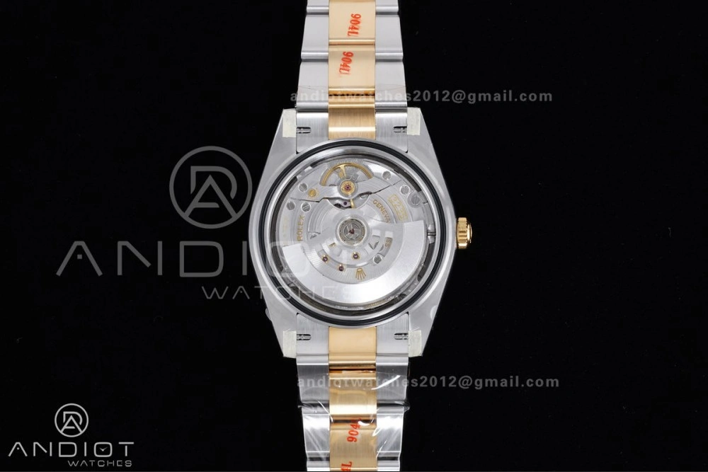 DateJust 41 126333 Clean 1:1 Best Edition 904L Steel Gray Dial Green Roman Marker on SS YG Oyster Bracelet SH3235 (72 Hours Power Reserve)