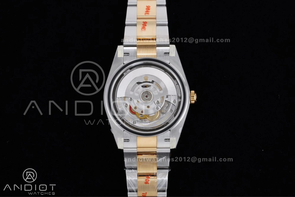 DateJust 41 126333 Clean 1:1 Best Edition 904L Steel Gray Dial Green Roman Marker on SS YG Oyster Bracelet SH3235 (72 Hours Power Reserve)