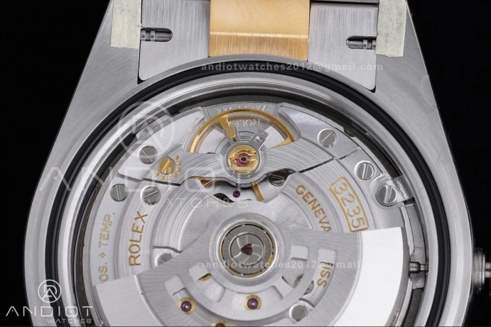 DateJust 41 126333 Clean 1:1 Best Edition 904L Steel Gray Dial Green Roman Marker on SS YG Oyster Bracelet SH3235 (72 Hours Power Reserve)