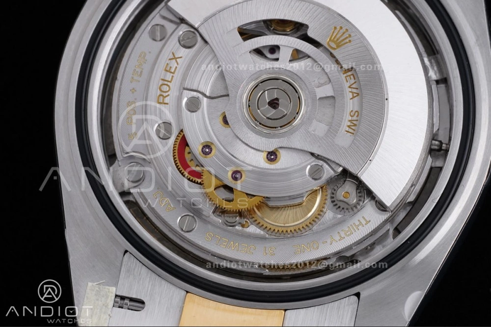 DateJust 41 126333 Clean 1:1 Best Edition 904L Steel Gray Dial Green Roman Marker on SS YG Oyster Bracelet SH3235 (72 Hours Power Reserve)