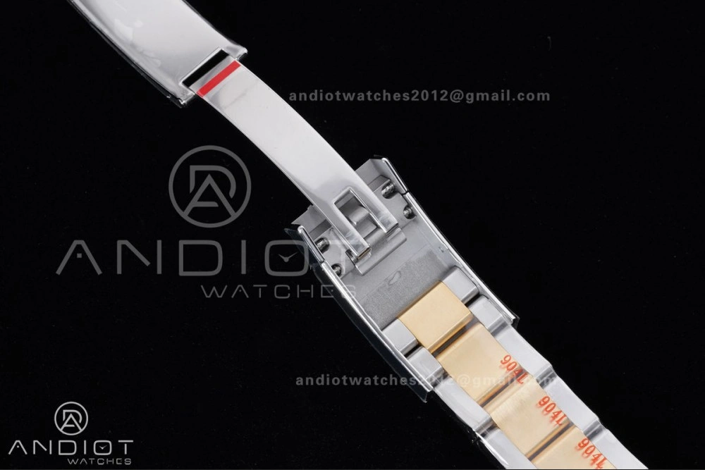 DateJust 41 126333 Clean 1:1 Best Edition 904L Steel Gray Dial Green Roman Marker on SS YG Oyster Bracelet SH3235 (72 Hours Power Reserve)