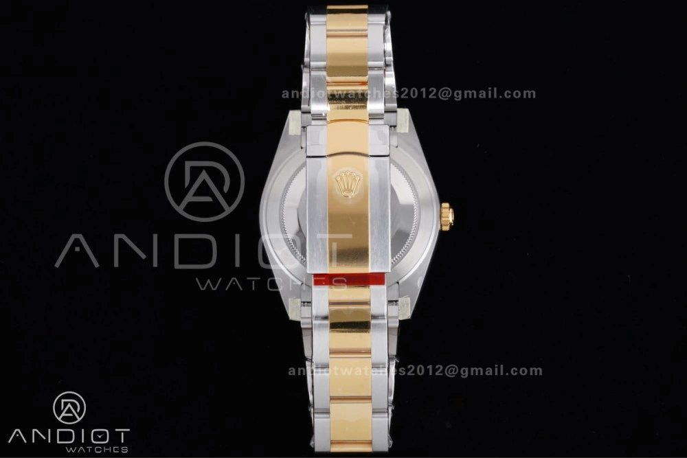 DateJust 41 126333 Clean 1:1 Best Edition 904L Steel Gray Dial Green Roman Marker on SS YG Oyster Bracelet SH3235 (72 Hours Power Reserve)