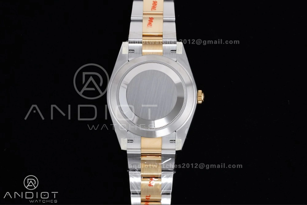 DateJust 41 126333 Clean 1:1 Best Edition 904L Steel Gray Dial Green Roman Marker on SS YG Oyster Bracelet SH3235 (72 Hours Power Reserve)