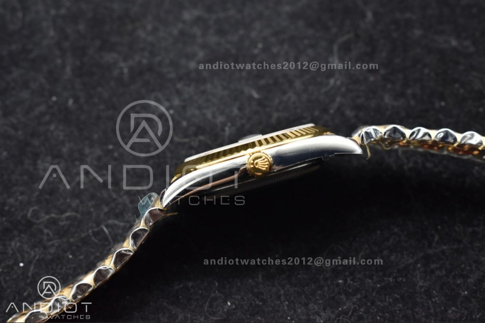 DateJust 41 126333 Clean 1:1 Best Edition 904L Steel YG Diamonds Dial On SS YG Jubilee Bracelet VR3235