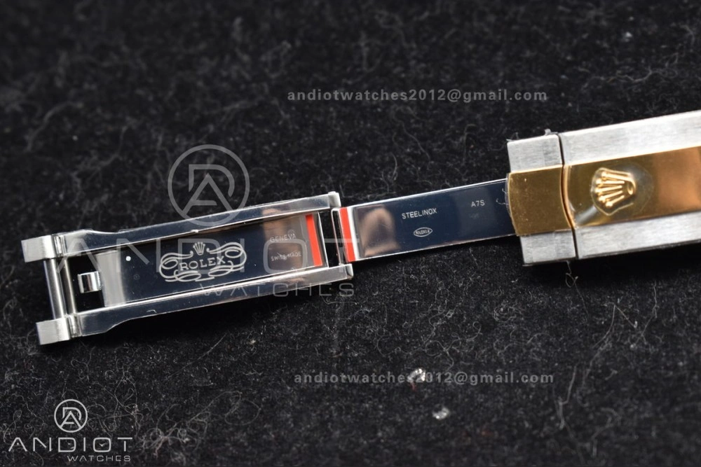 DateJust 41 126333 Clean 1:1 Best Edition 904L Steel YG Stick Dial on SS YG Oyster Bracelet VR3235