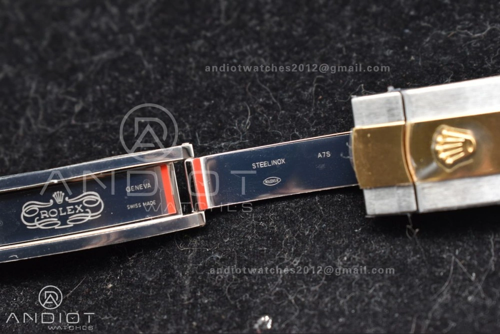 DateJust 41 126333 Clean 1:1 Best Edition 904L Steel YG Stick Dial on SS YG Oyster Bracelet VR3235