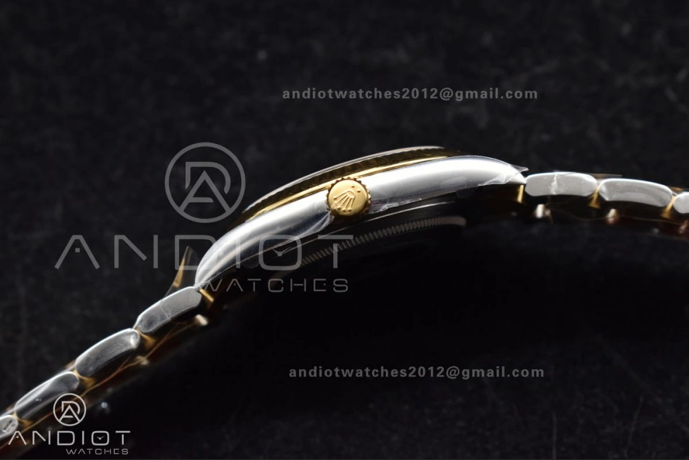 DateJust 41 126333 Clean 1:1 Best Edition 904L Steel YG Stick Dial on SS YG Oyster Bracelet VR3235