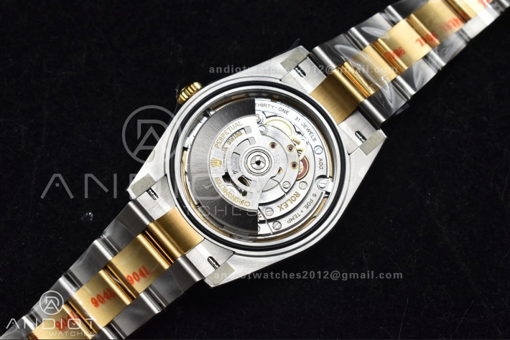 DateJust 41 126333 Clean 1:1 Best Edition 904L Steel YG Stick Dial on SS YG Oyster Bracelet VR3235