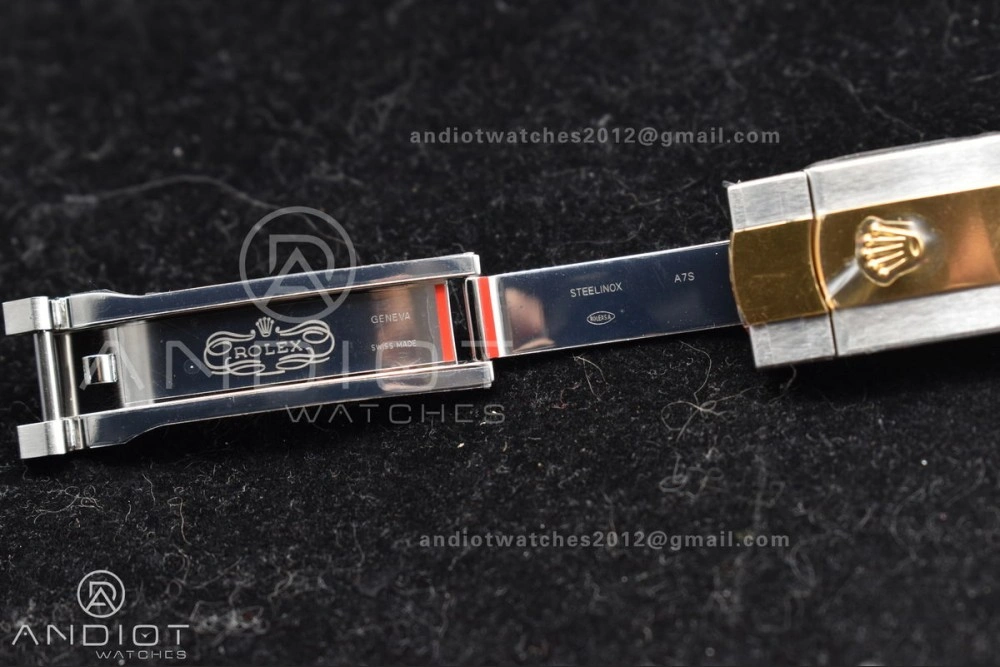 DateJust 41 126333 Clean 1:1 Best Edition 904L Steel YG Textured Dial on SS YG Oyster Bracelet VR3235