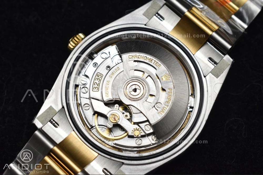 DateJust 41 126333 Clean 1:1 Best Edition 904L Steel YG Textured Dial on SS YG Oyster Bracelet VR3235