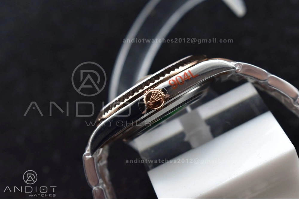 DateJust 41 126333 GMF Best Edition RG Plated Coffee Dial on SS RG Oyster Bracelet A3235