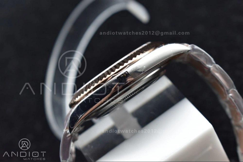 DateJust 41 126333 GMF Best Edition RG Plated Coffee Dial on SS RG Oyster Bracelet A3235