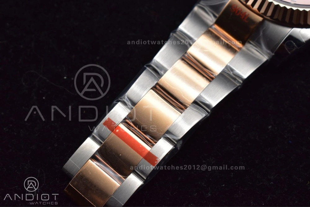 DateJust 41 126333 GMF Best Edition RG Plated Coffee Dial on SS RG Oyster Bracelet A3235