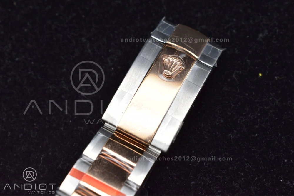 DateJust 41 126333 GMF Best Edition RG Plated Coffee Dial on SS RG Oyster Bracelet A3235