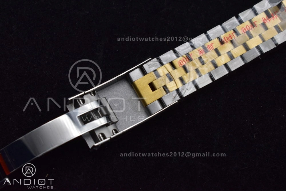 DateJust 41 126333 SS YG ARF 1:1 Best Edition 904L Steel Gray Green Roman Dial on SS YG Jubilee Bracelet SH3235 (Gain Weight)