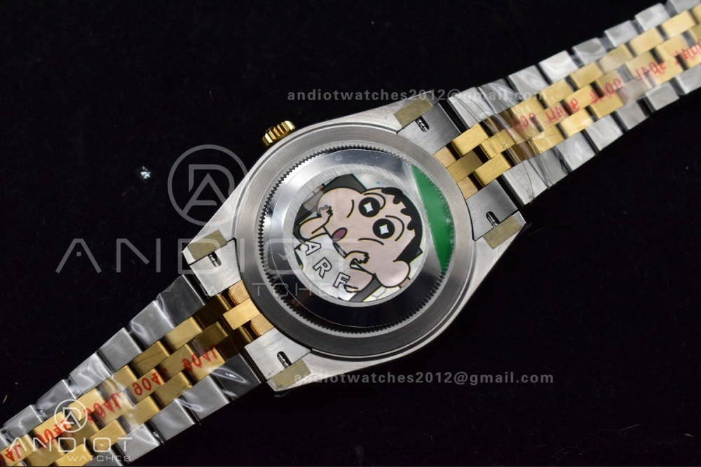 DateJust 41 126333 SS YG ARF 1:1 Best Edition 904L Steel Gray Green Roman Dial on SS YG Jubilee Bracelet SH3235 (Gain Weight)
