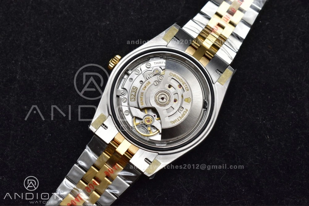 DateJust 41 126333 SS YG ARF 1:1 Best Edition 904L Steel Gray Green Roman Dial on SS YG Jubilee Bracelet SH3235 (Gain Weight)