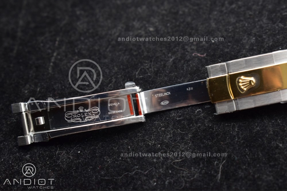 DateJust 41 126333 SS YG GMF 1:1 Best Edition 904L Steel Gray Green Roman Dial on SS YG Oyster Bracelet A2836