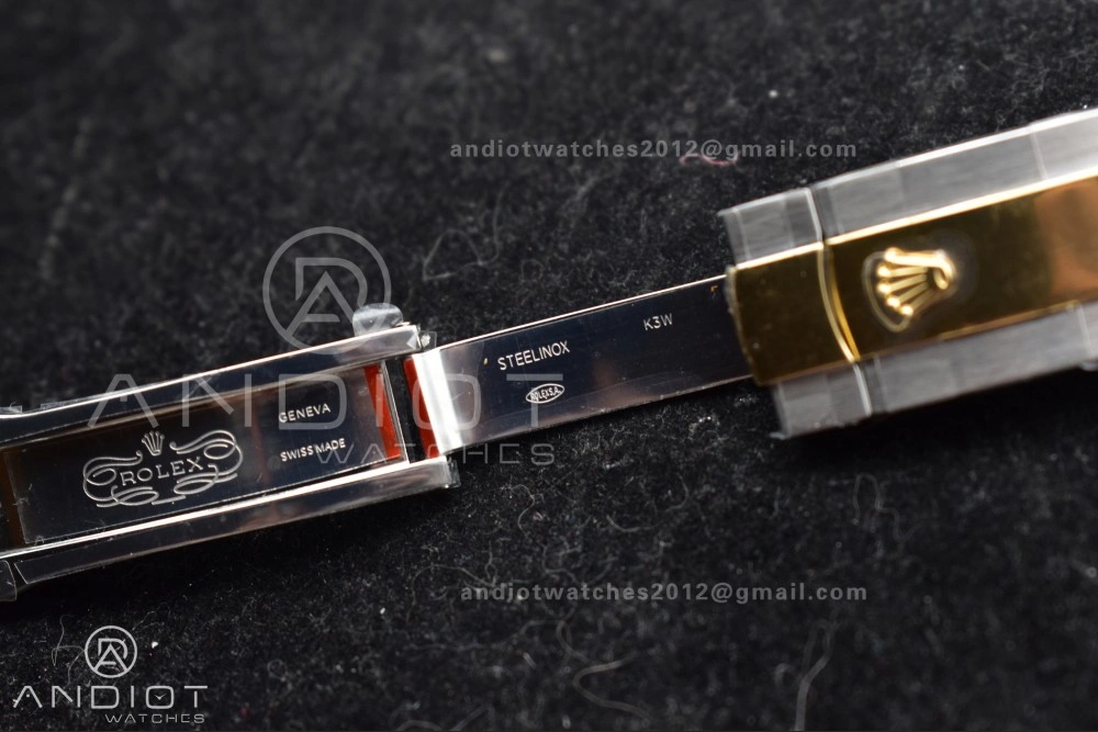 DateJust 41 126333 SS YG GMF 1:1 Best Edition 904L Steel Gray Green Roman Dial on SS YG Oyster Bracelet A2836