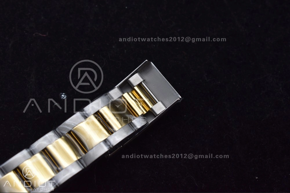 DateJust 41 126333 SS YG GMF 1:1 Best Edition 904L Steel Gray Green Roman Dial on SS YG Oyster Bracelet A2836